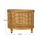 Hello Honey® Round Bamboo & Rattan Accent Table